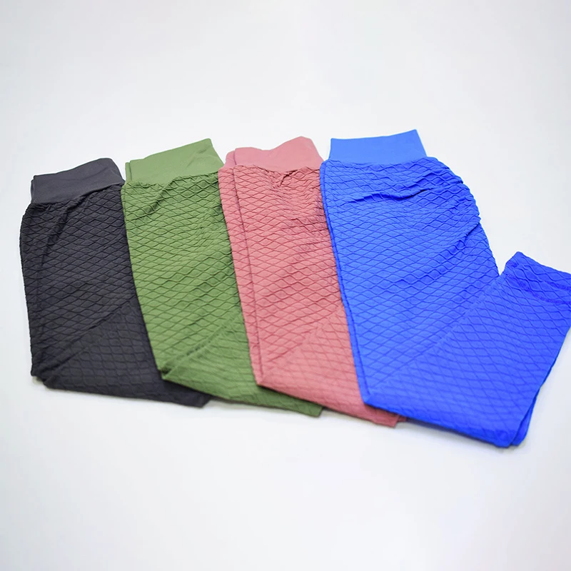 Бесшовные леггинсы с высокой талией эффектом пуш-ап спортивные женские штаны для