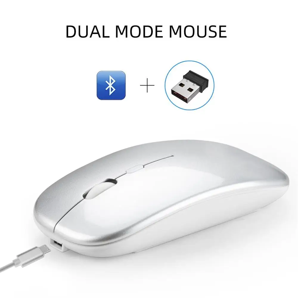 Перезаряжаемая Беспроводная игровая мышь M90 BT 5 0 USB два режима Мыши для ПК