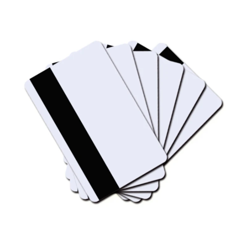 

New 10pcs White Blank PVC IC Card Magnetic Stripe 3-tracks Used for VIP Card of Market, Chain Store, Beauty and Fitness Club