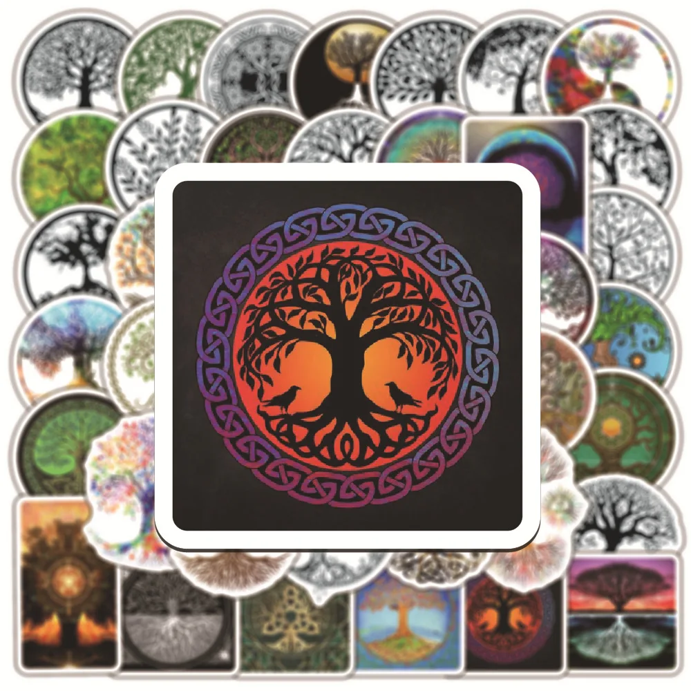 103050pcs tree of life graffiti stickers skateboard motorcycle guitar bike laptop phone cool waterproof sticker decal kid toy free global shipping