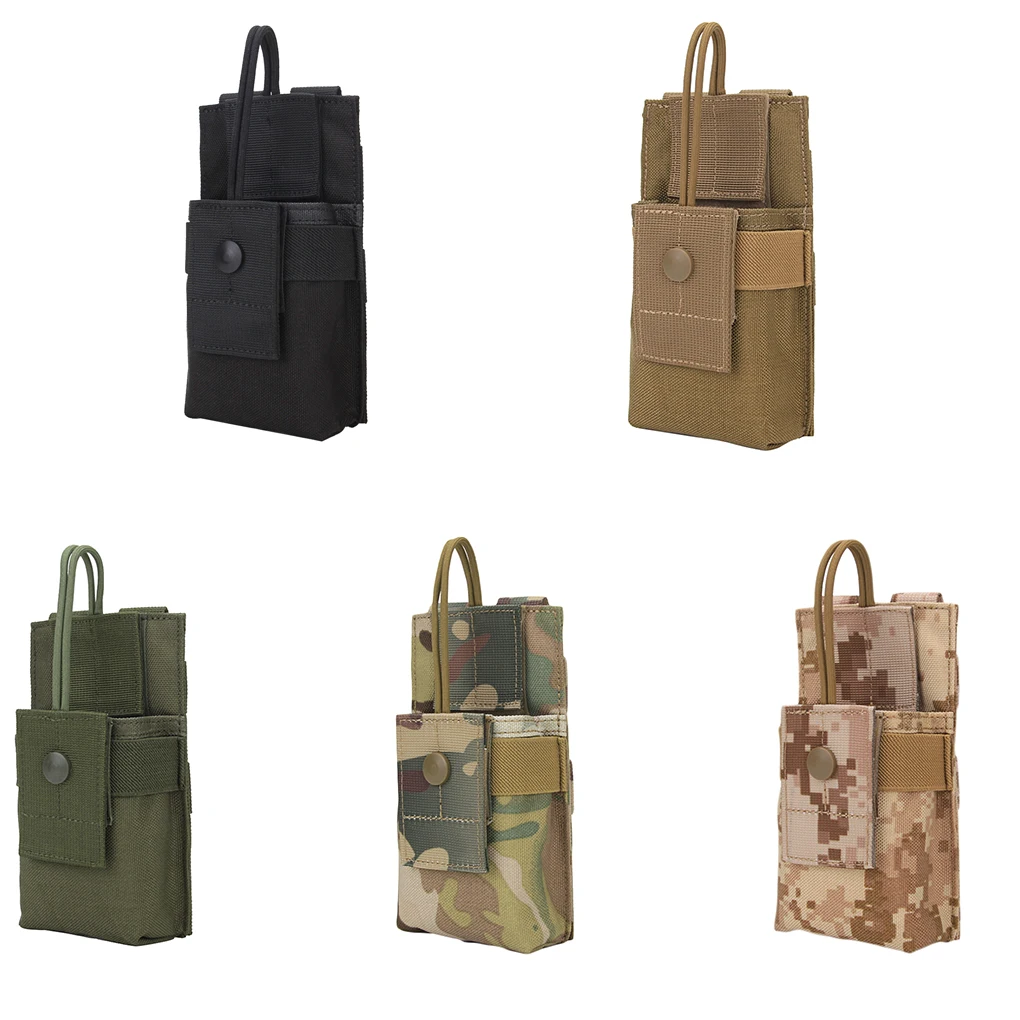 

Сумка для портативной рации Molle 1000D, нейлоновая уличная сумка для охоты, походов, CS-игр, карманный поясной чехол для радио