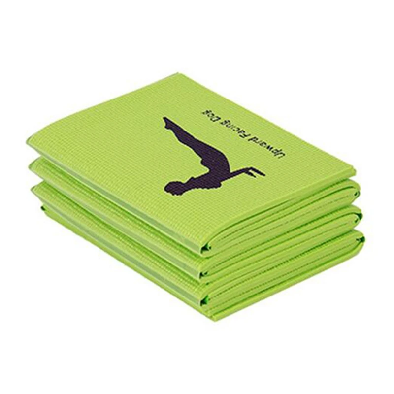 

PVC Foldable Yoga Mat Exercise Pad Thick Non-Slip Folding Gym Fitness Mat Pilates Supplies Floor Play Mat