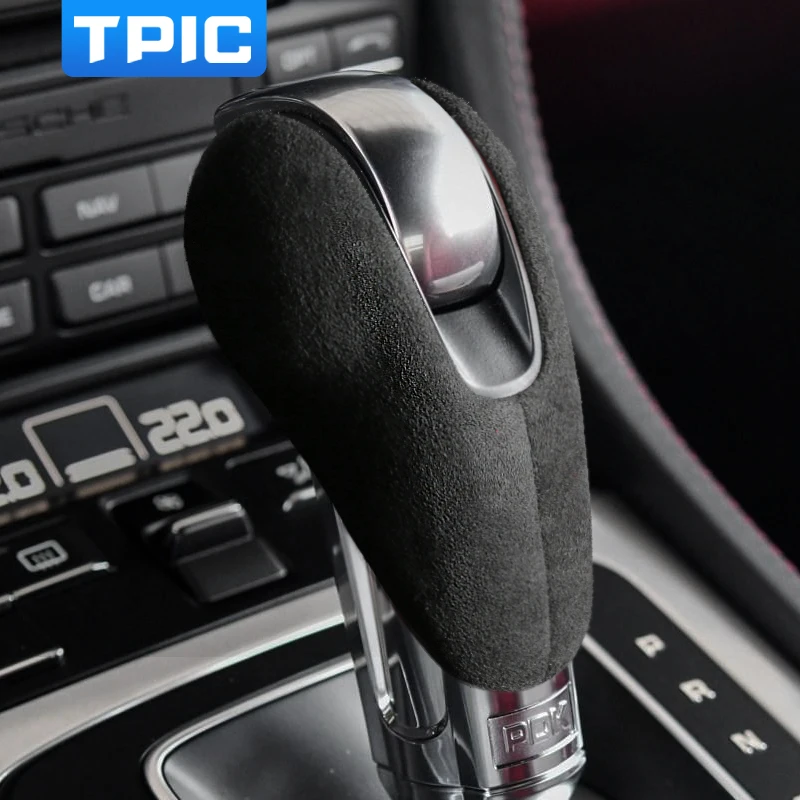 TPIC для Porsche Macan Panamera Boxter 719 911 Алькантара ручка переключения рулевого механизма