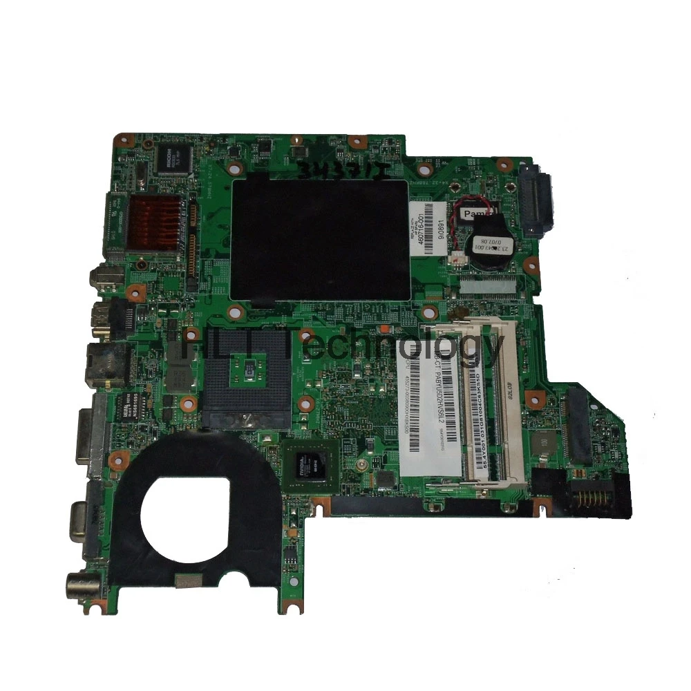 

Laptop Motherboard For HP DV2500 DV2700 notebook mainboard 460716-001 PM965 GPU 8400M DDR2