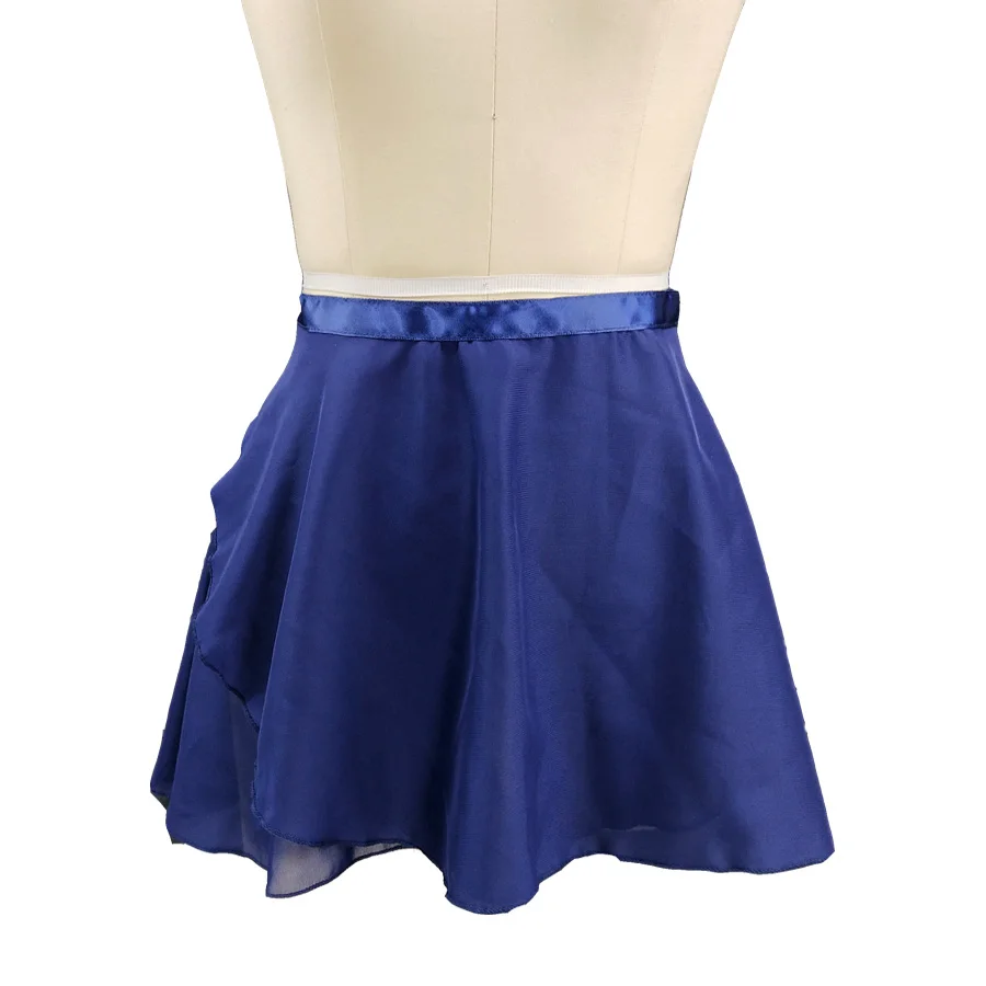 Балетная танцевальная юбка лиловая Женская длинная шифоновая балетная для