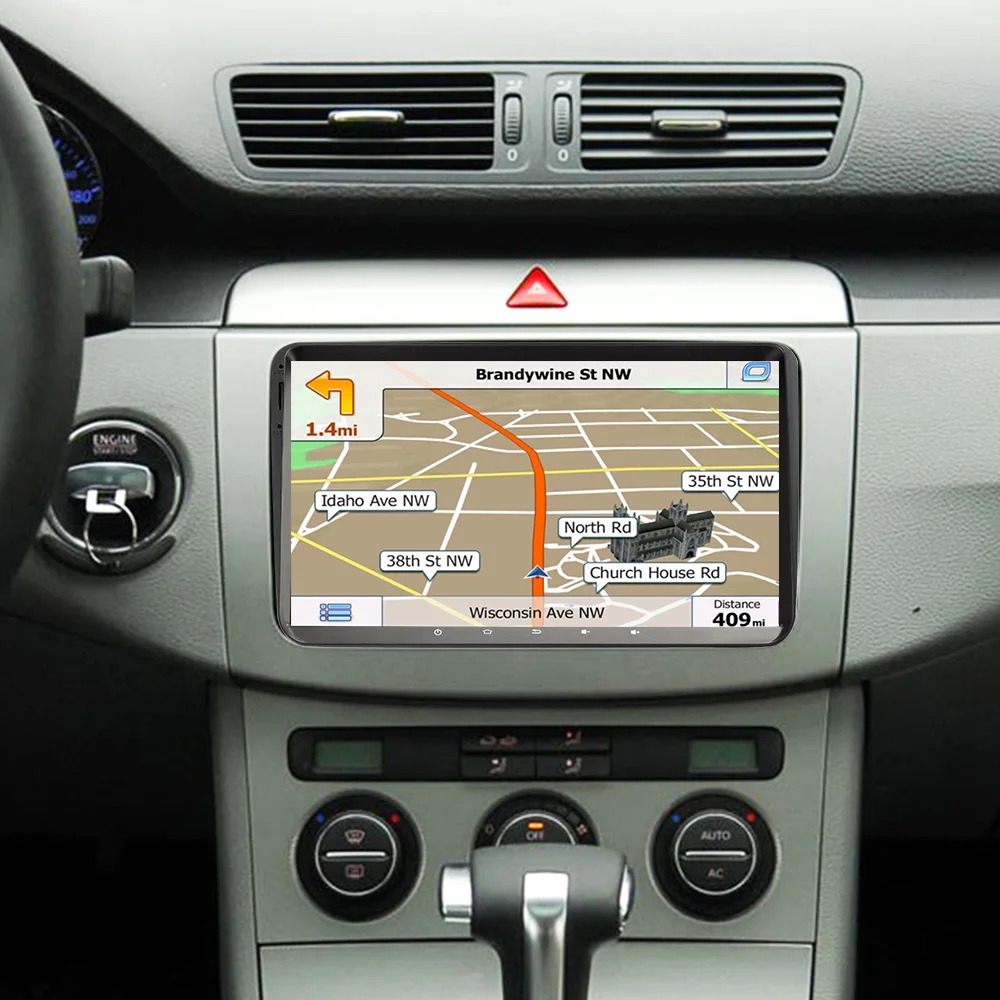 Eunavi 4 г 64 г Android 9 2 Din автомагнитола Стерео gps для VW Passat B6 CC Polo GOLF 5 6 Touran Jetta Tiguan Magotan сиденье DSP без DVD