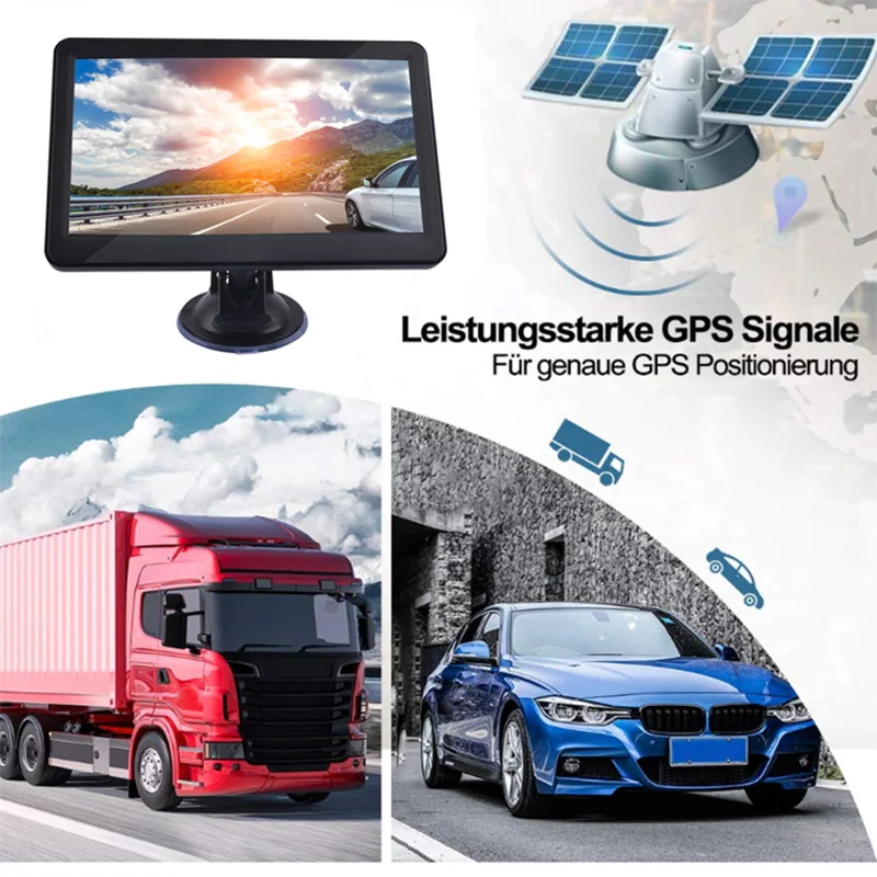 7 дюймов Автомобильный GPS навигатор 256 м RAM 8 Гб ROM HD Sn грузовик FM Navitel спутниковая