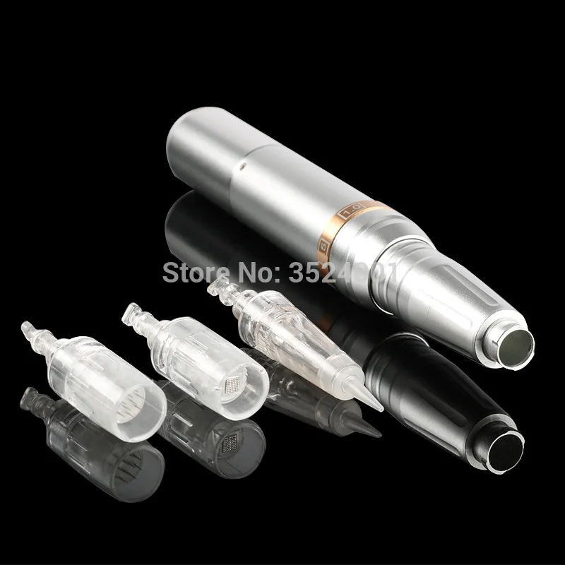 Новый ATT Серебряный ЖК цифровой дисплей тату макияж Перманентный машина для