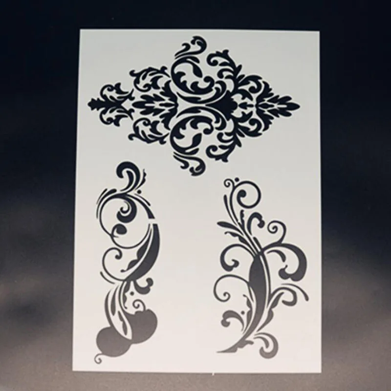 

1pc Stencils Coloring Embossing Drawing Crafts Painting Templates Diy Scrapbooking Decorative Office School Supplies Reusable