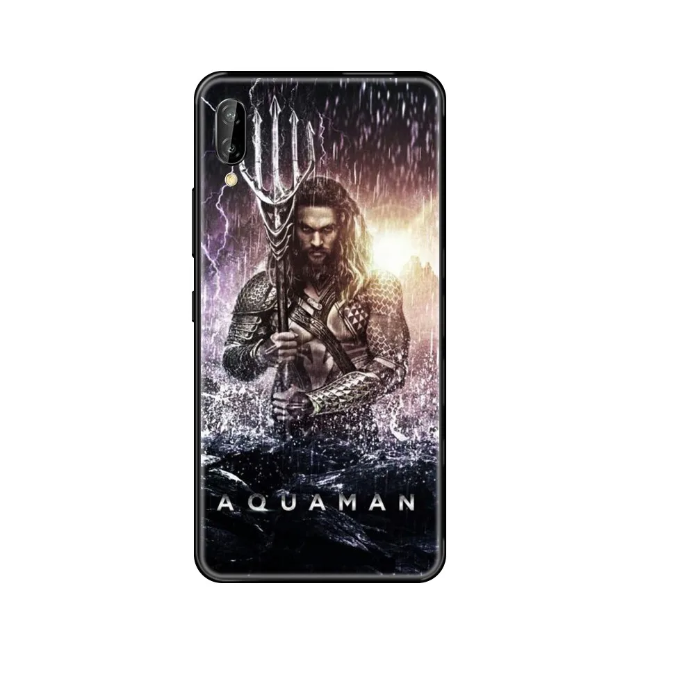DC Aquaman Jason Momoa симпатичный чехол-бампер для телефона Huawei Honor Mate 5 6 7 8 9 10 20 A C X Lite |