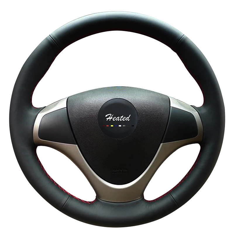 Кожаный чехол из микрофибры с подогревом для руля Hyundai i30 2009 2011 рулевого колеса