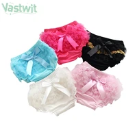baby cotton ruffle mesh bloomers cute baby diaper cover newborn boys girls princess bow pp nappy shorts toddlers summer clothing