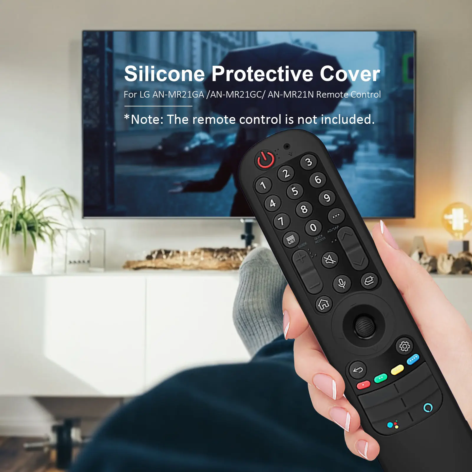 

Silicone Remote Control Protective Cover Shockproof Case Remote Controller Cover For LG AN-MR21GA /MR21GC Cover
