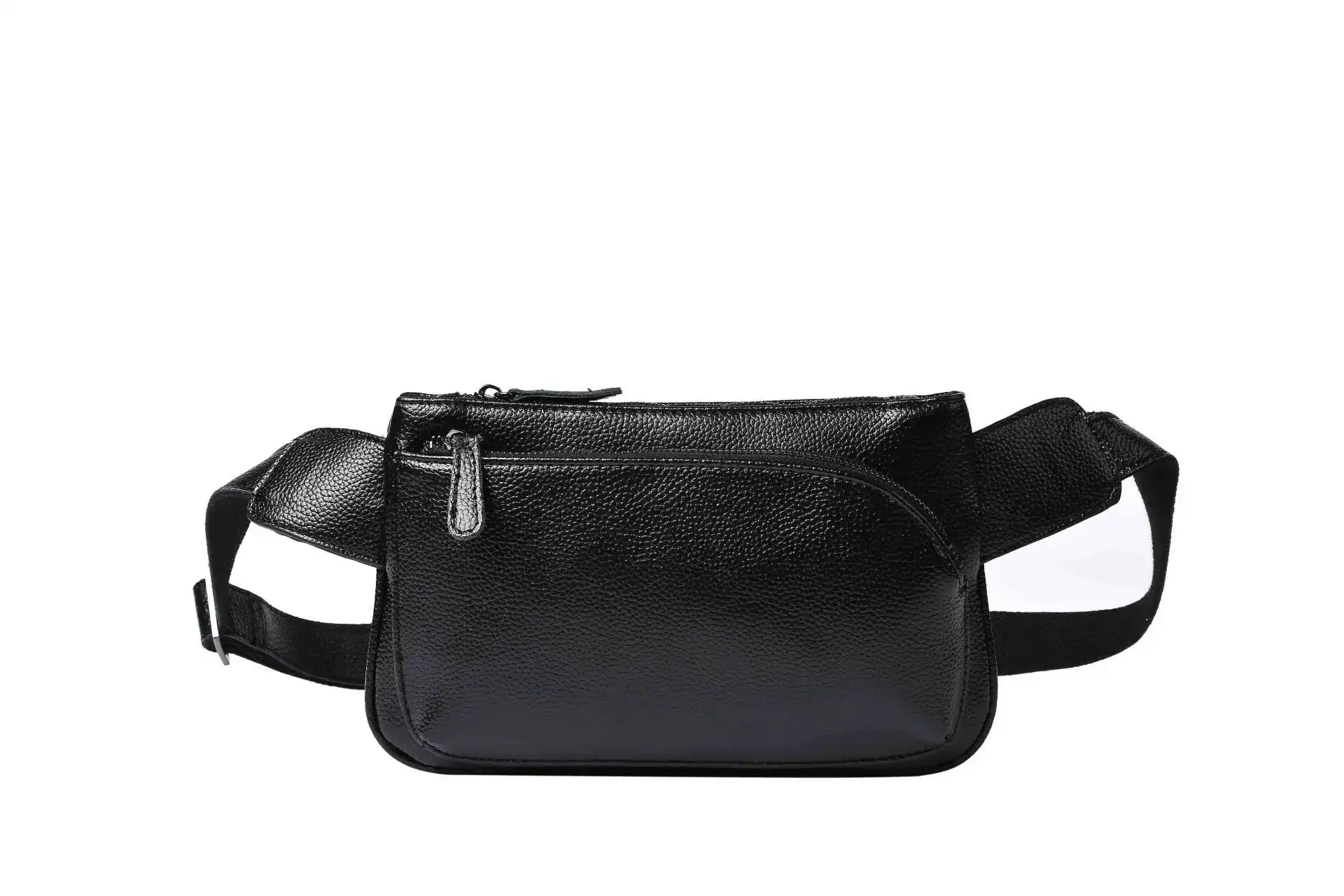 

Leather 2019 new chest bag Fanny pack single shoulder bag simple atmosphere bag