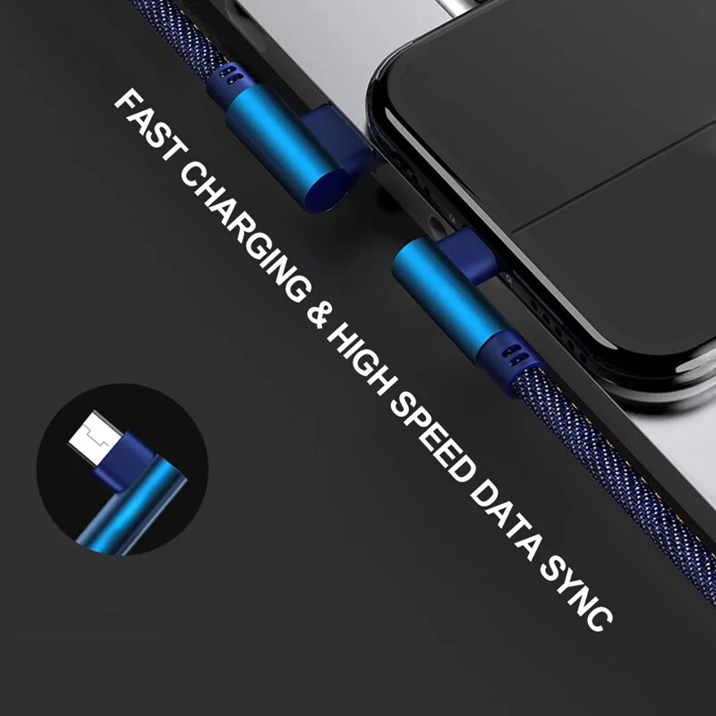 Кабель Micro USB PUJIMAX Denim в оплетке кабель для быстрой зарядки и передачи данных
