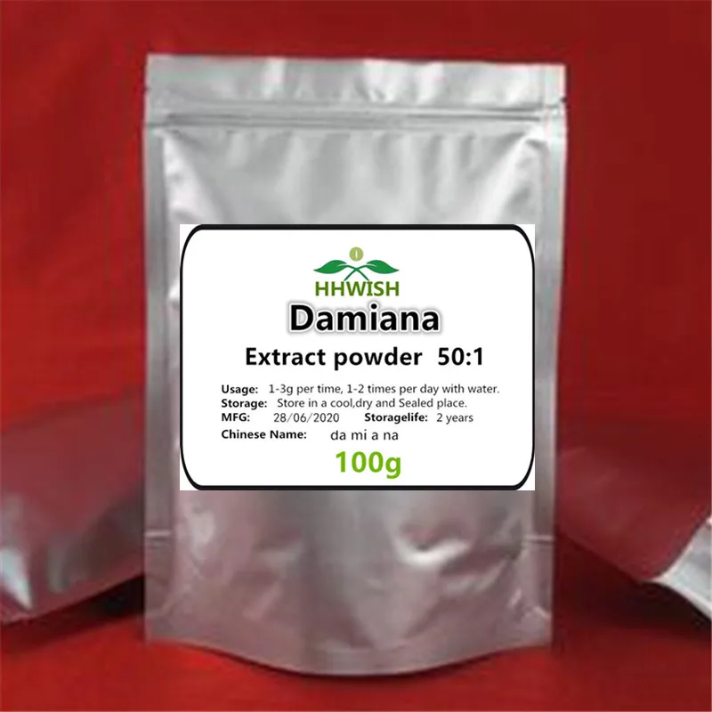 

50g-1000g Pure Natural Wild Damiana Extract 50:1 Powder,Da Mi A Na,Free Shipping