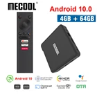 Mecool KM1 ATV Google Сертифицированный Android 10,0 TV Box Amlogic S905X3 Smart Androidtv Европа 4K двухъядерный процессор Wi-Fi 2T2R комплект компьютерной приставки к телевизору