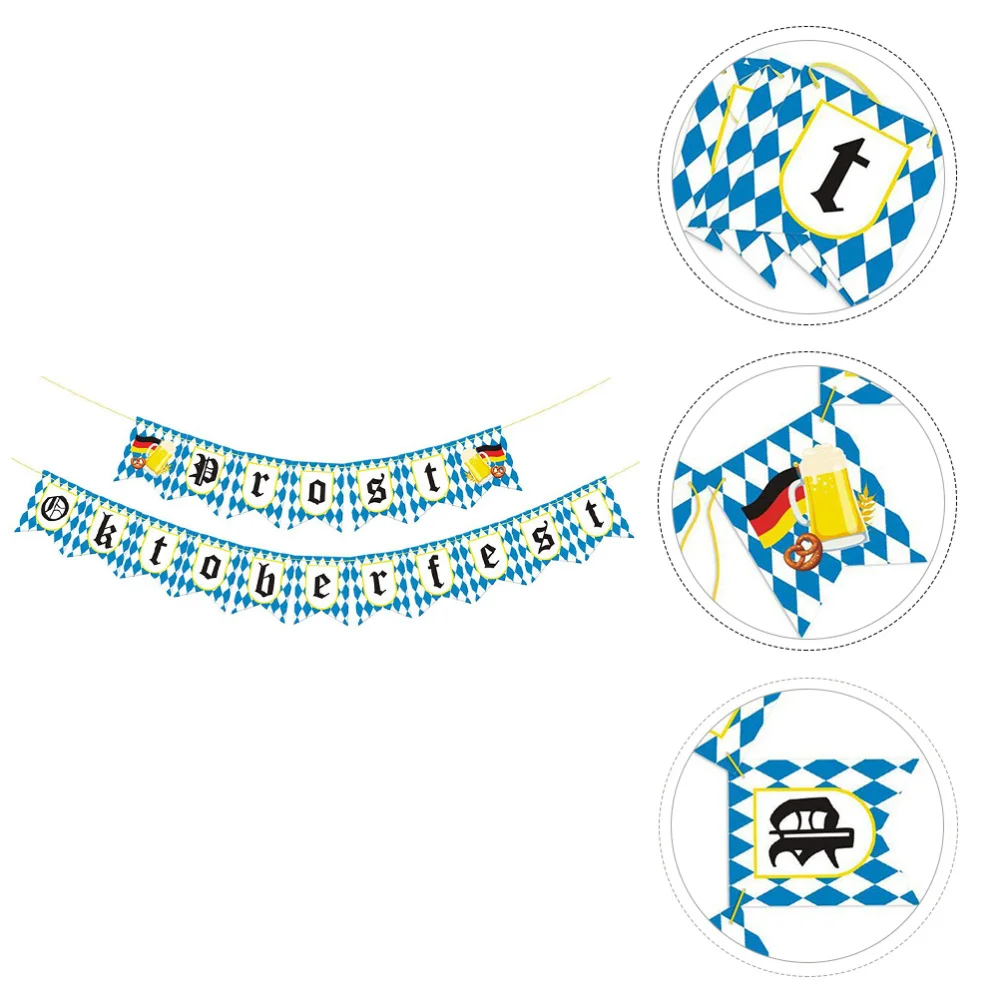 1 комплект Октоберфест баннер Пособия по немецкому языку фестиваль пива Декор