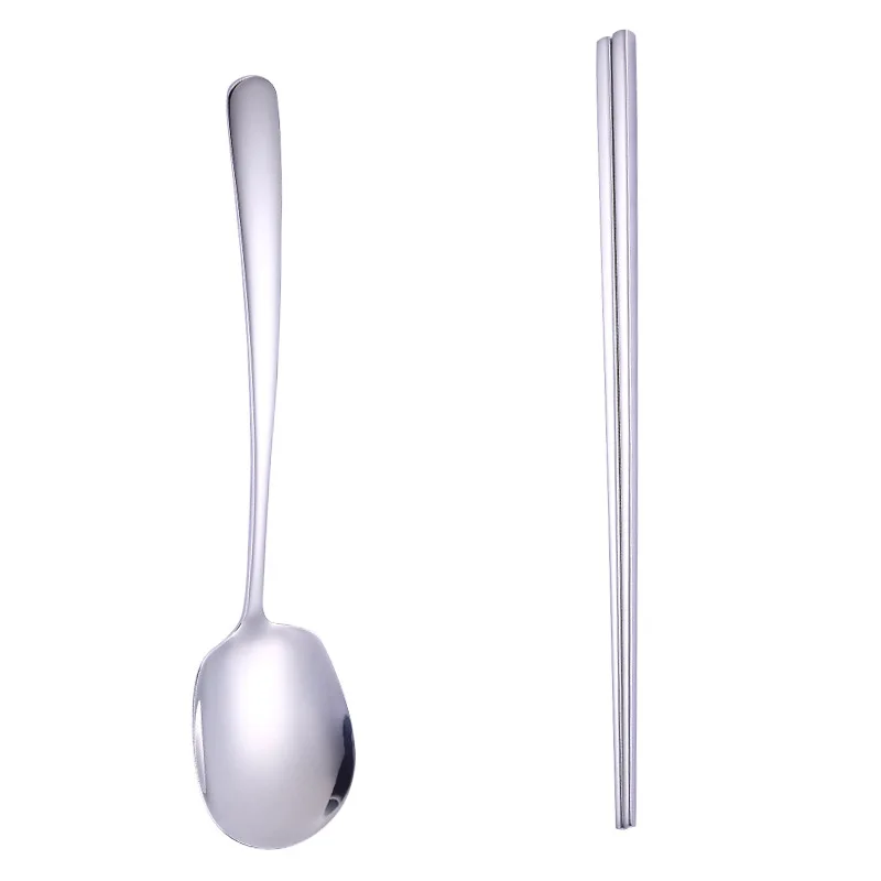 

25cm large spoon, public spoon, public chopsticks, deepen and thicken 304 stainless steel tableware, hotel serving spoon