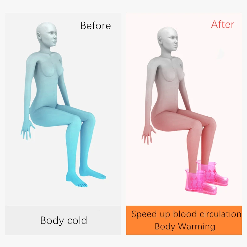 Домашняя женская обувь для замачивания ног портативная Массажная массажа