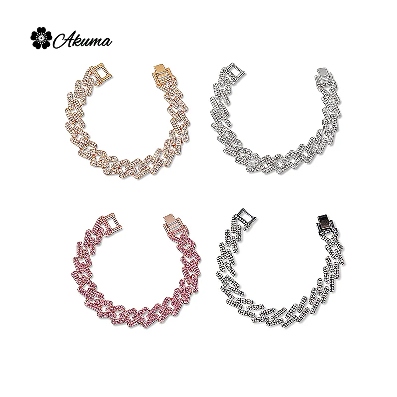 2020 браслет Kpop в стиле хип-хоп Роскошные браслеты с кристаллами ювелирные изделия