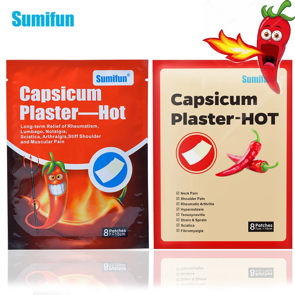 

Sumifun, 2 типа, острый перец, капсичка, облегчение боли, пластырь для спины, шеи, плеча, суставов, артрит, китайский, из трав, медицинская, меридиа...