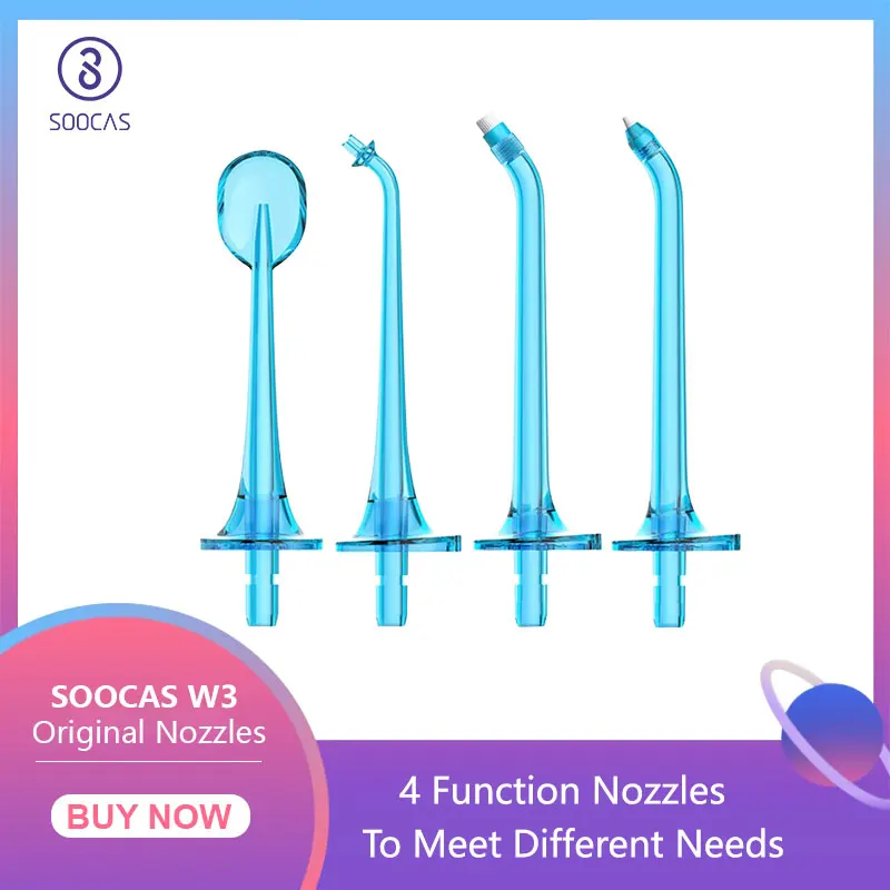 

SOOCAS W3 быстрое устройство для ирригации полости рта, струйный водный ирригатор, портативная электрическая сменная насадка для ирригатора по...