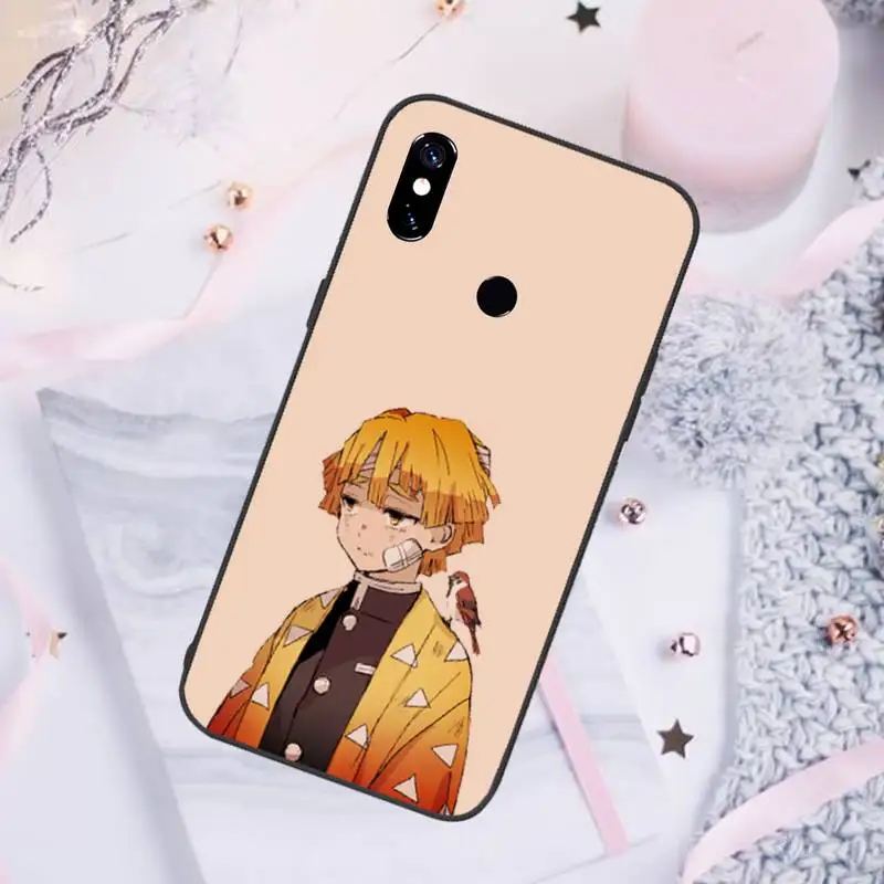 

Demon Slayer Phone Case For Xiaomi Redmi note 7 8 9 pro 8T 9S Mi Note 10 Lite pro