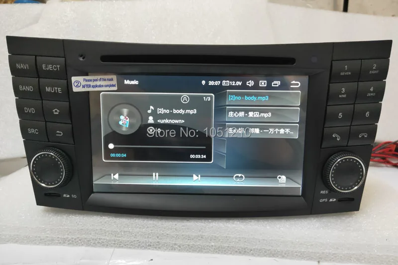 Ouchuangbo Радио DVD плеер для android 10 Mercedes Benz E W211 CLK W209 CLS W219 с gps навигацией 8 ядер 4 Гб + 64
