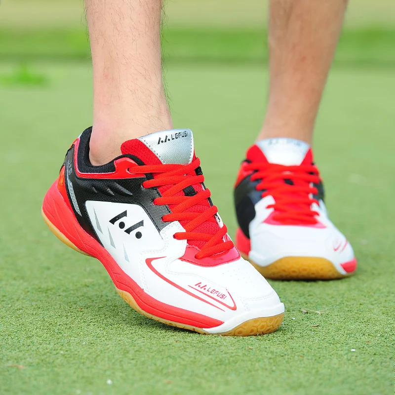 Профессиональная Обувь для бадминтона мужчин и женщин мужские кроссовки Lefusi