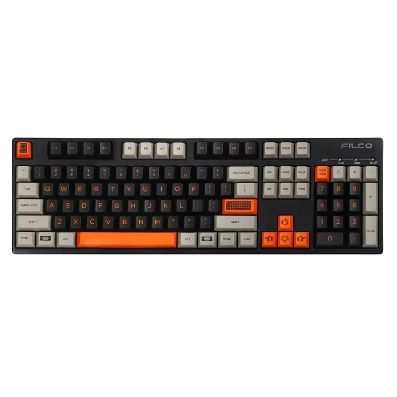 

126 Keys ENIAC PBT Keycaps Cherry Profile Key Cap For 61 68 84 87 104 Keys Cherry Mx Switch Mechanical Gaming Keyboard