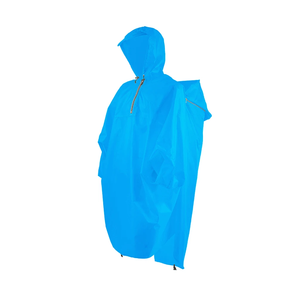 Плащи практичный рюкзак Водонепроницаемый Прочный портативный пончо плащи