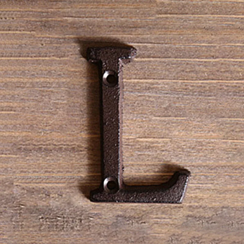 Креативный DIY знак на дом прочные металлические буквы цифры модные чугунные