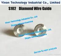 d=0.27mm Diamond Dies Guide S102 3080249 edm Upper Dies B for AWT 0.27mm 0200144 for AQ,A,EPOC series wire-cut edm machine wire