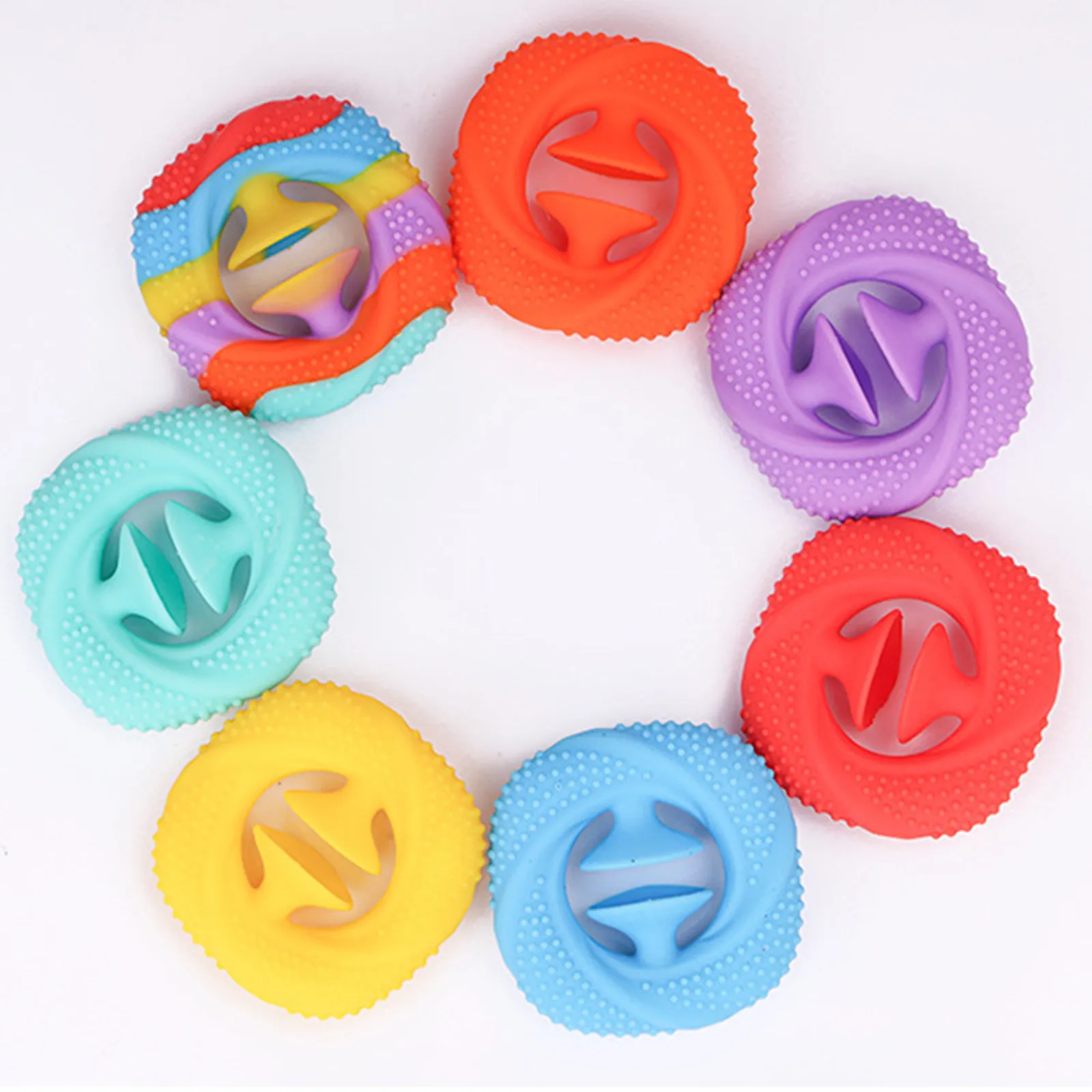 New Anti-stress snapperz Finger Hand Grip Anti-anxiety Silicone Fidget Squeeze Stress Reliever Extrusion Sensory Toy | Игрушки и хобби
