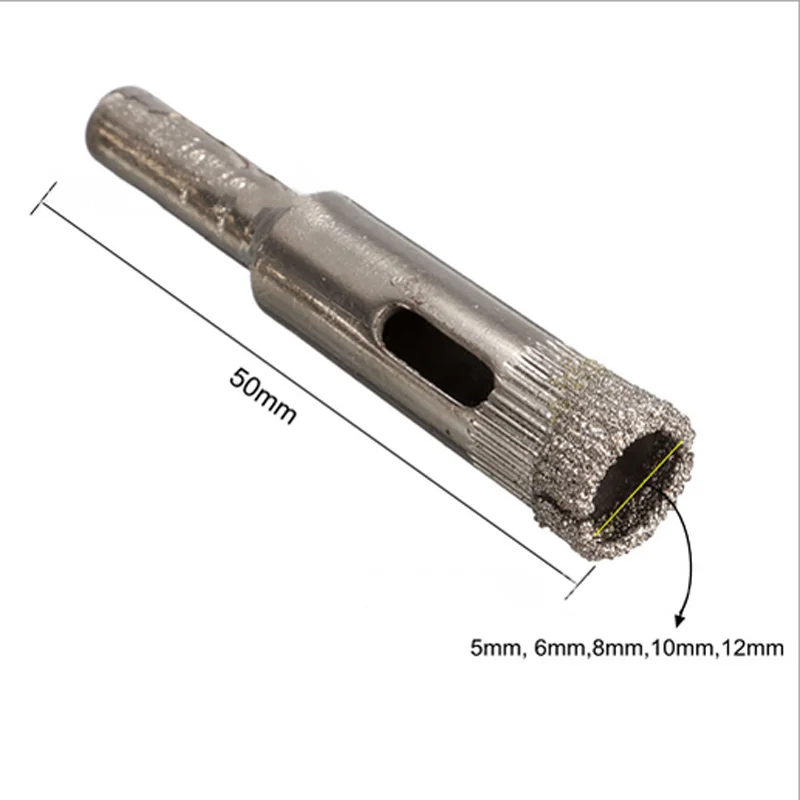 

5PCS 5-12mm Diamond Hole Saw Marble Drill Bit Tile Ceramic Glass Porcelain Sale