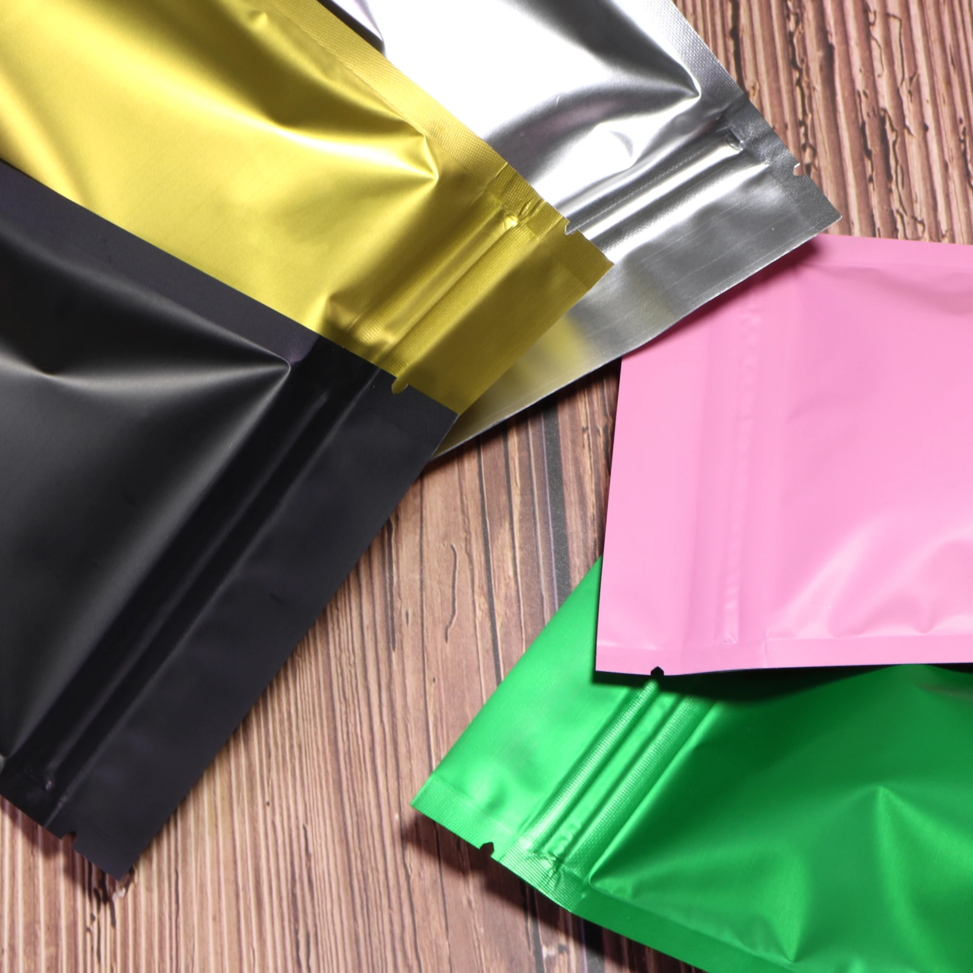 Пластиковый мешок металлический майлар ziplock стенд клапан закрывающийся