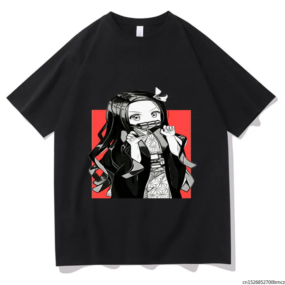 

2021 Fashion Creativity Tee Japanese Anime Demon Slayer Tshirt Kimetsu No Yaiba Kamado Nezuko Print Tops