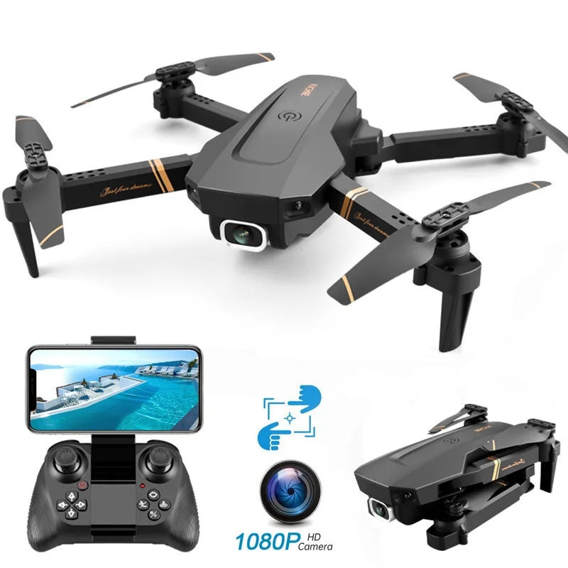 Квадрокоптер SGRC V4 RC с широкоугольной камерой 4k Wi-Fi FPV 4K/1080P | Игрушки и хобби