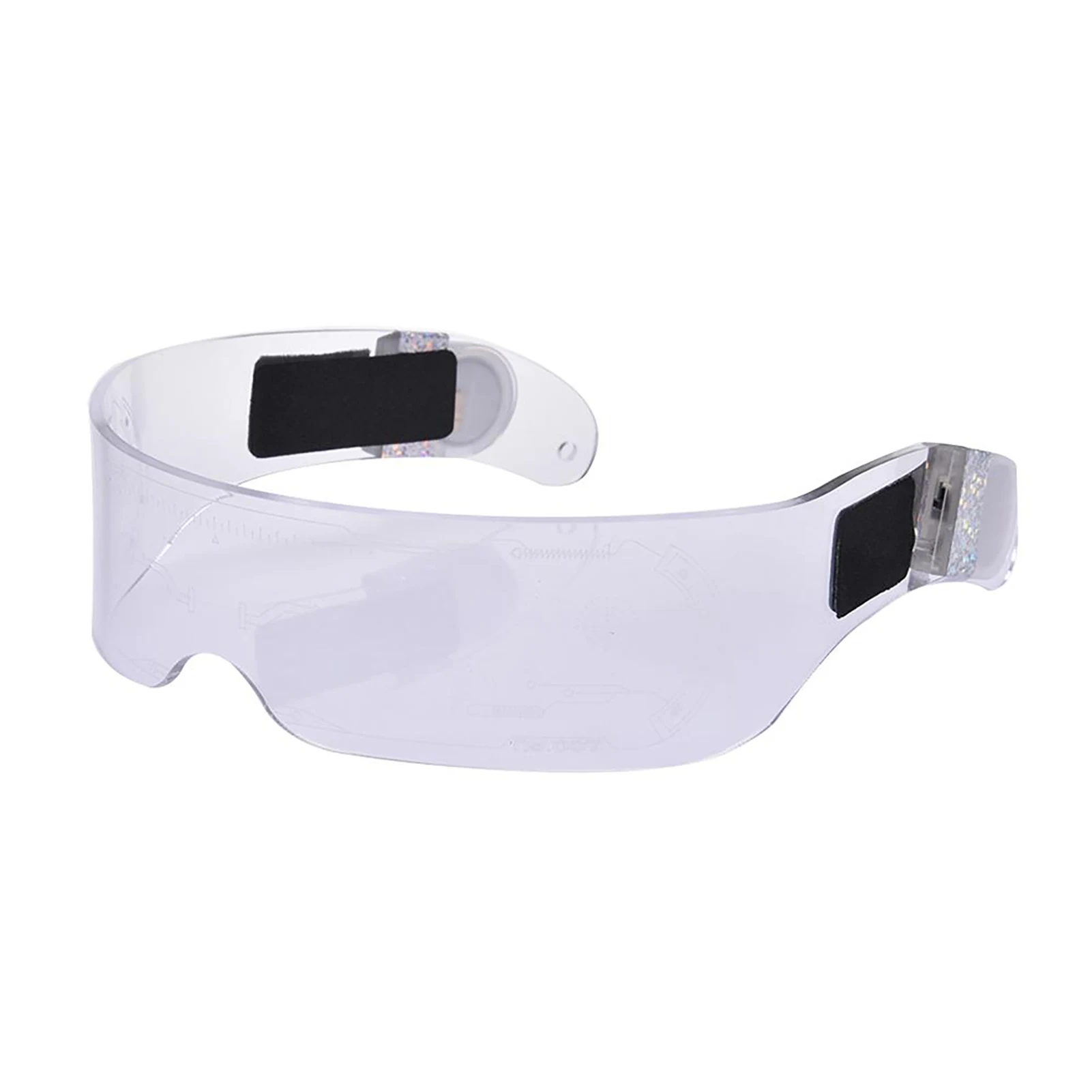 Электронные разноцветные светодиодсветодиодный светящиеся очки неоновые для