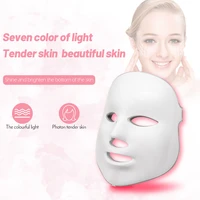 7 colors led facial mask beauty skin care rejuvenation wrinkle acne removal face beauty therapy whitening tighten instrument