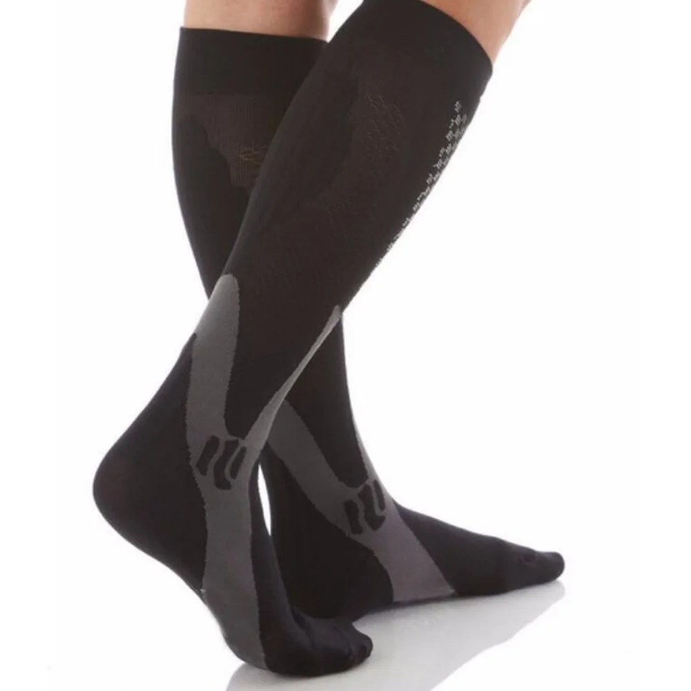 2018 Men Stretch Compression Socks Male Soft Breathable Ball Games Below Knee Women Meia Release Stress Calcetines Hombre | Мужская