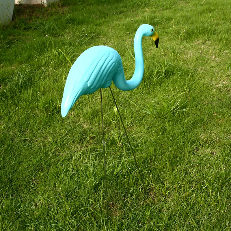 Фламинго украшения пластиковые искусственные садовые для балкона газон