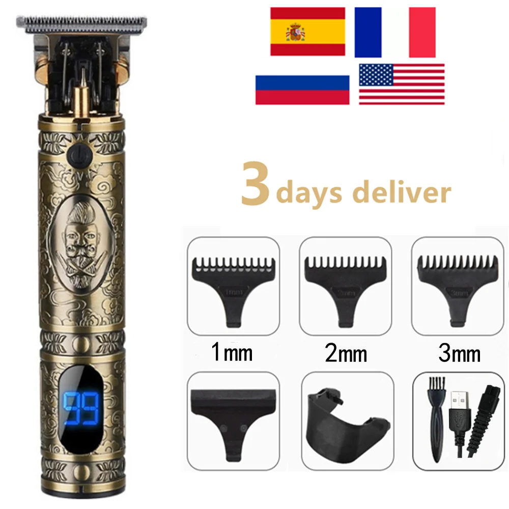 

Men Hair Cutting Machine Beard Barber Hair Cut New Electric Hair Clippers Rechargeable Shaver Beard Trimmer Professional