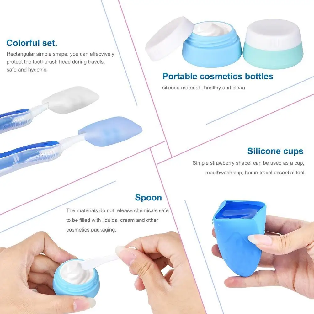 4/8/10 шт. Портативный Мини силиконовая бутылка лосьон для путешествий точек