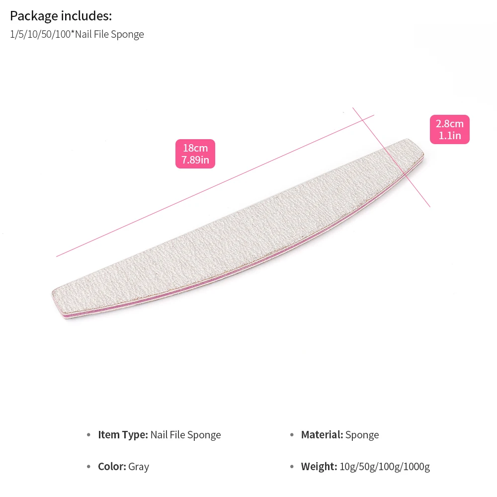 1/5 штук в упаковке профессиональная Пилочки для ногтей буфера шлифовальные круги