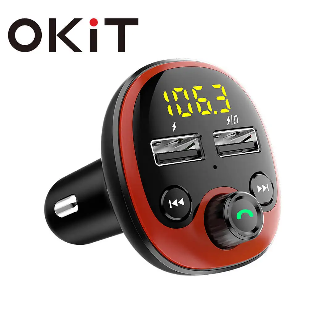 Автомобильный fm-передатчик Bluetooth 5 0 Стерео Авторадио 2020 беспроводная гарнитура