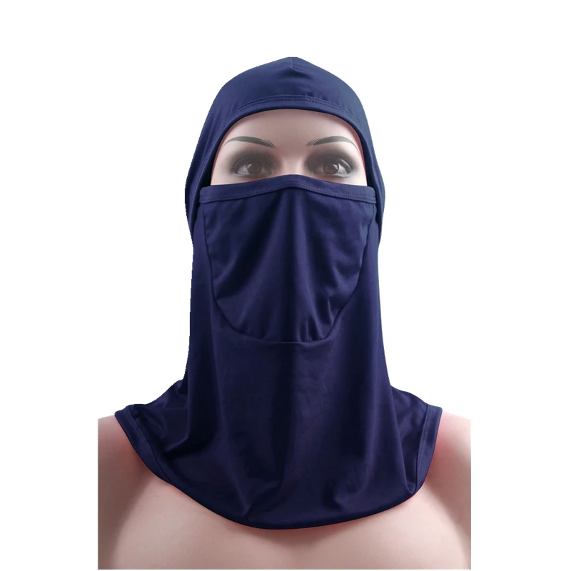 Женский хиджаб с полным покрытием burka мусульманский мгновенный шарф шапка