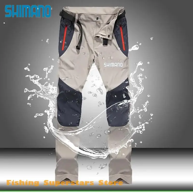 

Tactical Waterproof Shimanos Fishing Pants Men Cargo Spring Summer Quick Dry Trousers Men's Outdoor Sports Fishing Pants 4xl