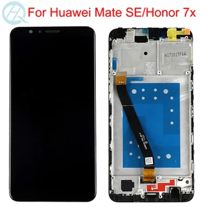 original mate se lcd for huawei honor 7x display with frame touch screen 5 93 huawei mate se screen bnd l21 l22 l24 lcd free global shipping